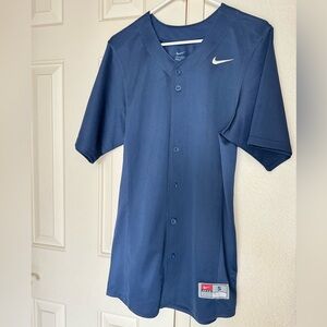 NWOT Nike Blue Baseball Jersey